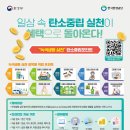 탄소중립포인트 가입 일상 속 탄소중립 실천이 혜택으로 이미지