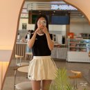 더벌룬샵 - 화성시 동탄순환대로16길 31 | 아디다스 벌룬 스커트 화이트 우먼스 슬림 티셔츠 셋업 내돈내산 구매 후기 사이즈 및 코디 착샷까지