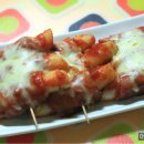 떡볶이 떡을 베이컨과 치즈로 더 맛있게-2가지 이미지