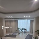 파리바게뜨중동그린타운 | 일루미스테이트 그린타운삼성우성 아이보리암막커튼 도톰쉬폰차르르커튼 나비주름커튼 블라인드 시공후기