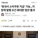 ‘빚내서 소비쿠폰 지급’ 가능…지방채 발행 요건 확대한 법안 통과 이미지