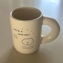 동글동글 귀여운 해브 어 굿 데이 머그컵 후기 / 쓰리먼스 Have a good day 머그컵