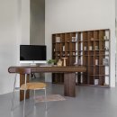 올렌스 | 중역책상 1200 1600 월넛 오크 원목 맞춤제작 우드올렌스