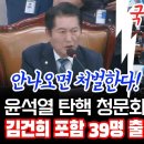 ﻿윤석열 탄핵 청문회 한다. 증인은?..김건희 포함 39명 출석요구 이미지