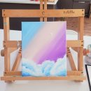 즐거운 아크릴화 이미지