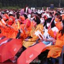 미스터트롯 가수 보러가자...안동시민화합 대축전, 장대비에도 구름인파 이미지