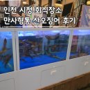 인천 시청 맛집 구월동 회식장소 만사형통 산오징어 물회 후기