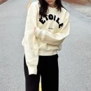 6771 | 나인] 고민시 봄 패션화보 “에토일 부클 자수 니트”(T-6771) ETOILE BOOKLE EMBROIDERY KNIT 착샷 후기