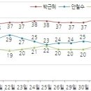 갤럽. 이번주 29ㅡ31일 3일간 여론조사 /박근혜 안정적인 상승추세 돌입. 이미지