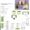 포인세티아,종이접기 수첩만들기, 분리수거 일러스트 이미지