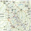 함양 황석산 황석산성 용추골 거연정****산행지도 이미지