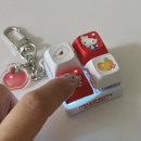 세븐일레븐본원길점 | 세븐일레븐 설렌타인 헬로키티 기획상품 사각키링키캡set 타건감 내돈내산 후기