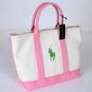 NO 1 BLUE LABEL Big Pony Medium Tote Beige Pink 이미지