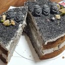 돌하루방 | 할미입맛 취향저격💛 부모님 생신 케이크로 딱인 돌하루방 흑임자 케이크(마켓컬리 주문)