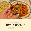 첨단산업1로 | 동탄 맛집 별동오징어 무생채와 미나리가 곁들어진 오징어볶음 포장 후기