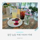 동탄 능동 카페 야다카페 신상 맛보기 후기 블루베리 크림의 달콤한 유혹