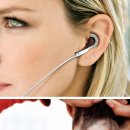 위생적인 이어폰, holeder earphone 이미지
