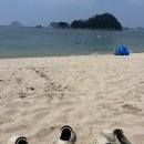 힐링의 섬집 | [비진도해수욕장] 통영 비진도 해수욕장 파라솔 대여 가격 화장실 비진도 포토존 위치
