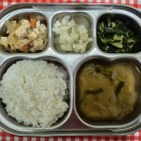 7월16일(화요일)석식:백미밥,양배추맑은국,닭가슴살조림,근대나물,백김치 이미지