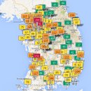 [날씨] 소나기에 늦더위 주춤..미세먼지 사라져 (기사 링크 및 대기질 분석) 이미지