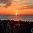 부산 일출 명소 송도해수욕장 새해 해맞이 2025년도 화이팅 이미지