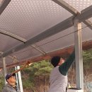 2층 루프탑 위쪽 렉산 물받이 공사입니다 이미지