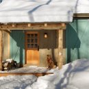 숲속의 통나무집 이미지