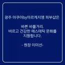 바른에스테틱문화가 있는 광주동구피부관리실 아쿠아by아르케지엥 고객님들의 케어후기