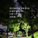 이구원: 주의 말씀은 내 발에 등이요 내 길에 빛이니이다. 시119:105 이미지