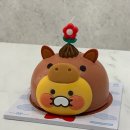 포니케이크 | 배라 러키포니 춘식이 케이크 후기: 붉은 말의 해!🐴❤️