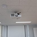 인천 교육원 빔프로젝터 설치와 전동스크린 교체 후기