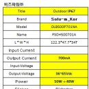 솔루엠 LED Power_50W Outdoor IP67 Non-Dim SPEC 비교 이미지