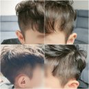 집에서 셀프로 옆머리 뜬머리 구렛나루 라인정리 벨모어 다운펌