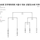 2024전국체전 서울대표 선발전 대진표 이미지