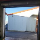 희성전자 대구2공장 | 대구 산업용 에어커튼 설치｜대구 군위 음료 가공공장 출입구 세로형 설치 후기