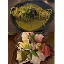 성북천(고려대로5길) | 성북구 성북천 분위기 좋은 이자카야 유영(계절 숙성회, 전복내장파스타)