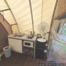 [춘천 글램핑] 제이드 별빛 카라반 캠핑장 글램핑 스파 후기(바베큐 장보기 숙소배송 와캠핑, 라면보다...