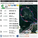 울산무학산~보아봉~망성봉야간산행18.2.12일 이미지