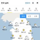 🏝8월 11일 수요일 간추린 뉴스와 날씨🏝 이미지