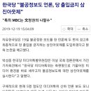 한국당 "불공정보도 언론, 당 출입금지 삼진아웃제" 이미지