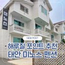 미노스 | 태안 미노스 펜션 온돌룸 후기 | 가족여행, 해루질 포인트 공유