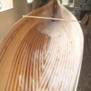 Prospector Canoe 만들기......내부 유리섬유 적층 이미지