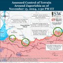 러시아 공세 캠페인 평가, 2024년 11월 15일 ( 우크라이나 전황 이미지