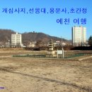 금곡천 | 예천 여행 - 개심사지, 용문사, 초간정, 선몽대