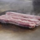 불타는 통철판 불놀이 삼겹살구이 이미지
