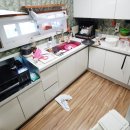 코오롱인테리어 | 일산 중산마을코오롱7단지 주방 싱크대 인테리어 후기 상판 하부장 문짝 교체