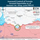러시아 공세 캠페인 평가, 2024년 1월 20일(우크라이나 전황) 이미지
