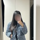 쇼핑후기 : 압구정갤러리아백화점 마쥬 트위드패딩 , 산드로 퍼자켓