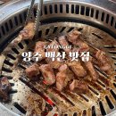 (주)백산 | 양주 백산 맛집 산하 백반기행 방영 양갈비 육회비빔밥 추천 (마장호수 근처)