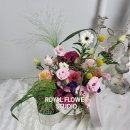 플라워아트 작품 제작 이미지